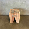 Pair of Chunky Side Tables/Stools