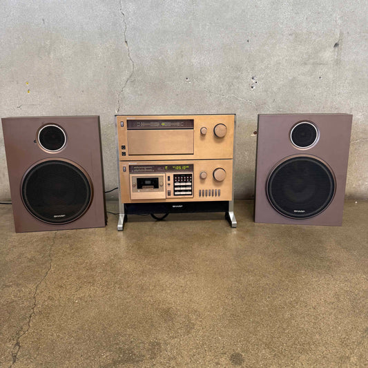 Tested & Working Sharp SM-5500 + RS-5500 Amp + Receiver Stereo Tuner