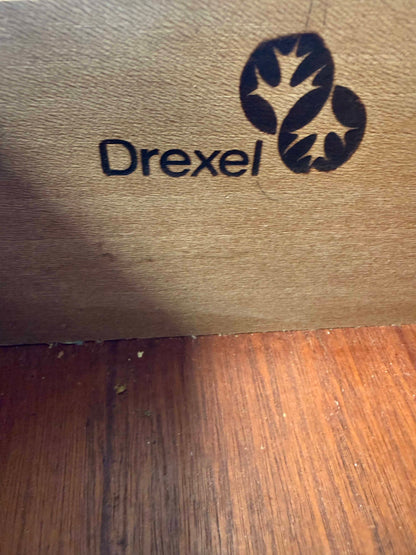 Drexel 1940s-1950s Art Deco Rolling Server/Bar Cabinet