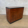 Drexel 1940s-1950s Art Deco Rolling Server/Bar Cabinet