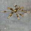Mid Century Modern Style Reproduction Brass Sputnik Chandelier #1