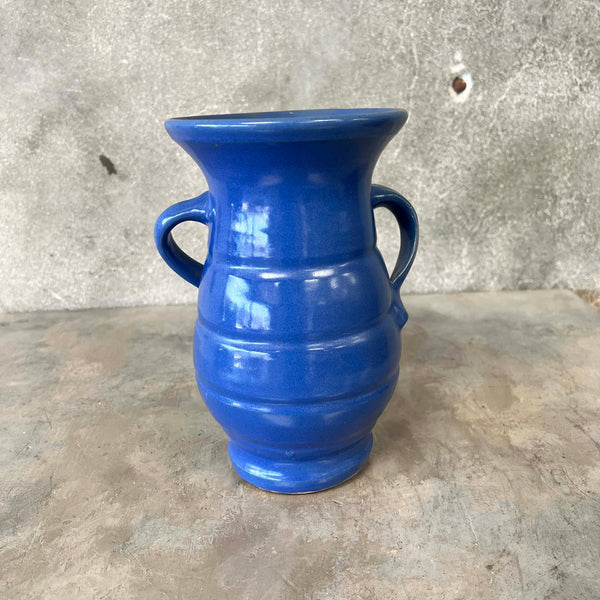 Bauer Matt Carlton Hands on Hips Vase - Cobalt Glaze