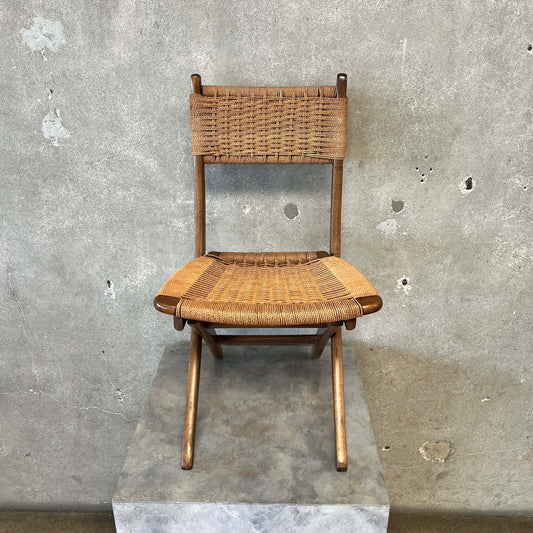 Mid Century Modern Folding Game Table Chair Made in Yugoslavia #3