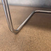 Vintage Mid Century Wicker & Chrome Bench