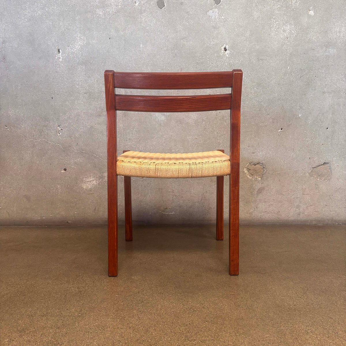 Vintage Mid Century Modern Stamped Moller Side Chair