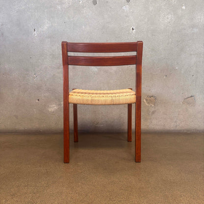 Vintage Mid Century Modern Stamped Moller Side Chair