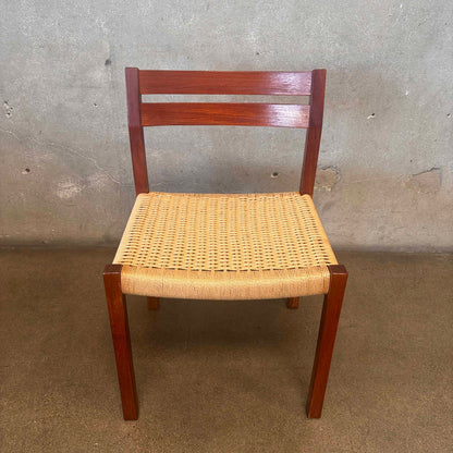 Vintage Mid Century Modern Stamped Moller Side Chair