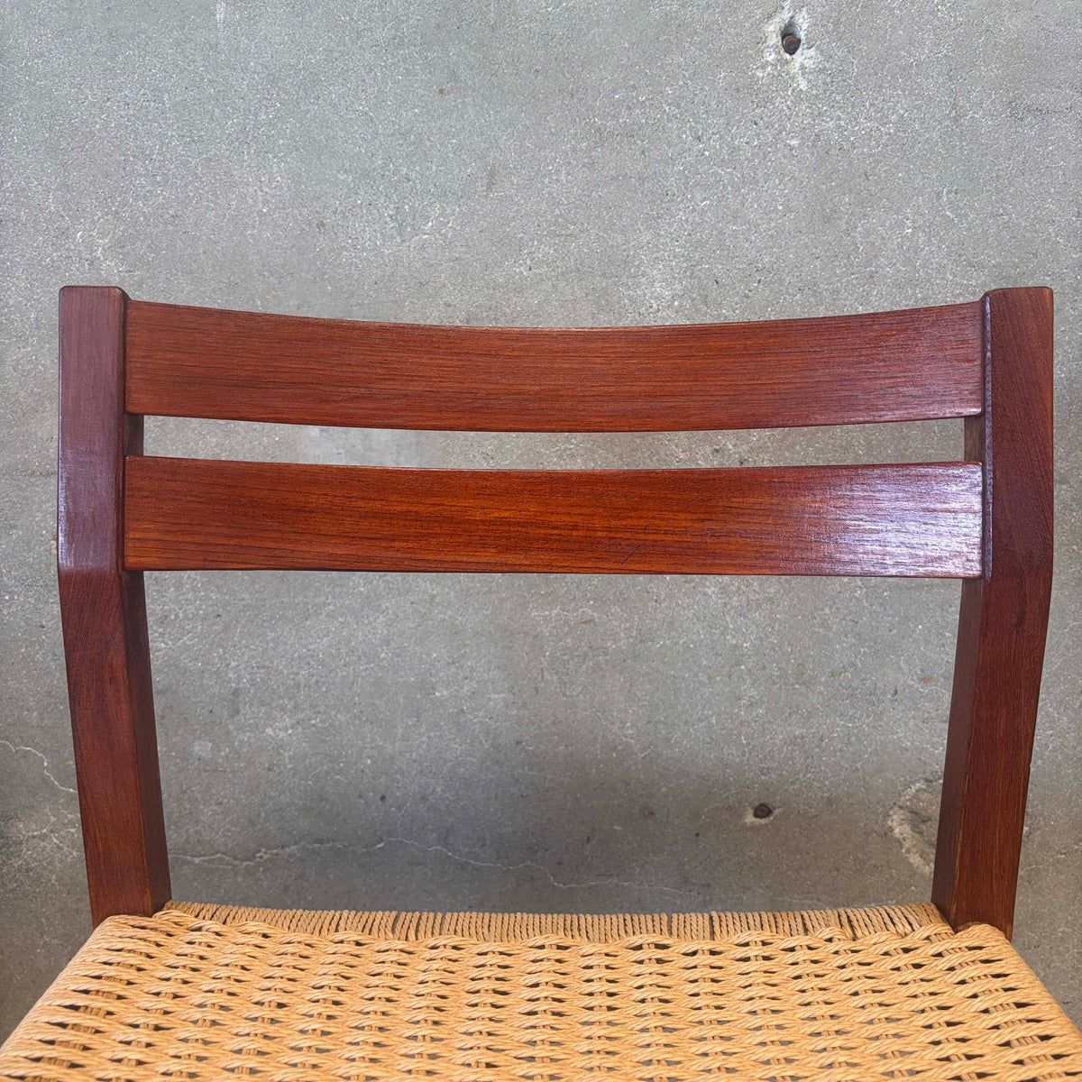 Vintage Mid Century Modern Stamped Moller Side Chair