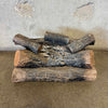 Vintage Mid Century Modern Red Electric Majestic "Jupiter" Fireplace