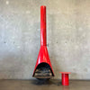 Vintage Mid Century Modern Red Electric Majestic "Jupiter" Fireplace