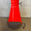 Vintage Mid Century Modern Red Electric Majestic "Jupiter" Fireplace