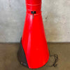 Vintage Mid Century Modern Red Electric Majestic "Jupiter" Fireplace
