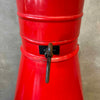 Vintage Mid Century Modern Red Electric Majestic "Jupiter" Fireplace