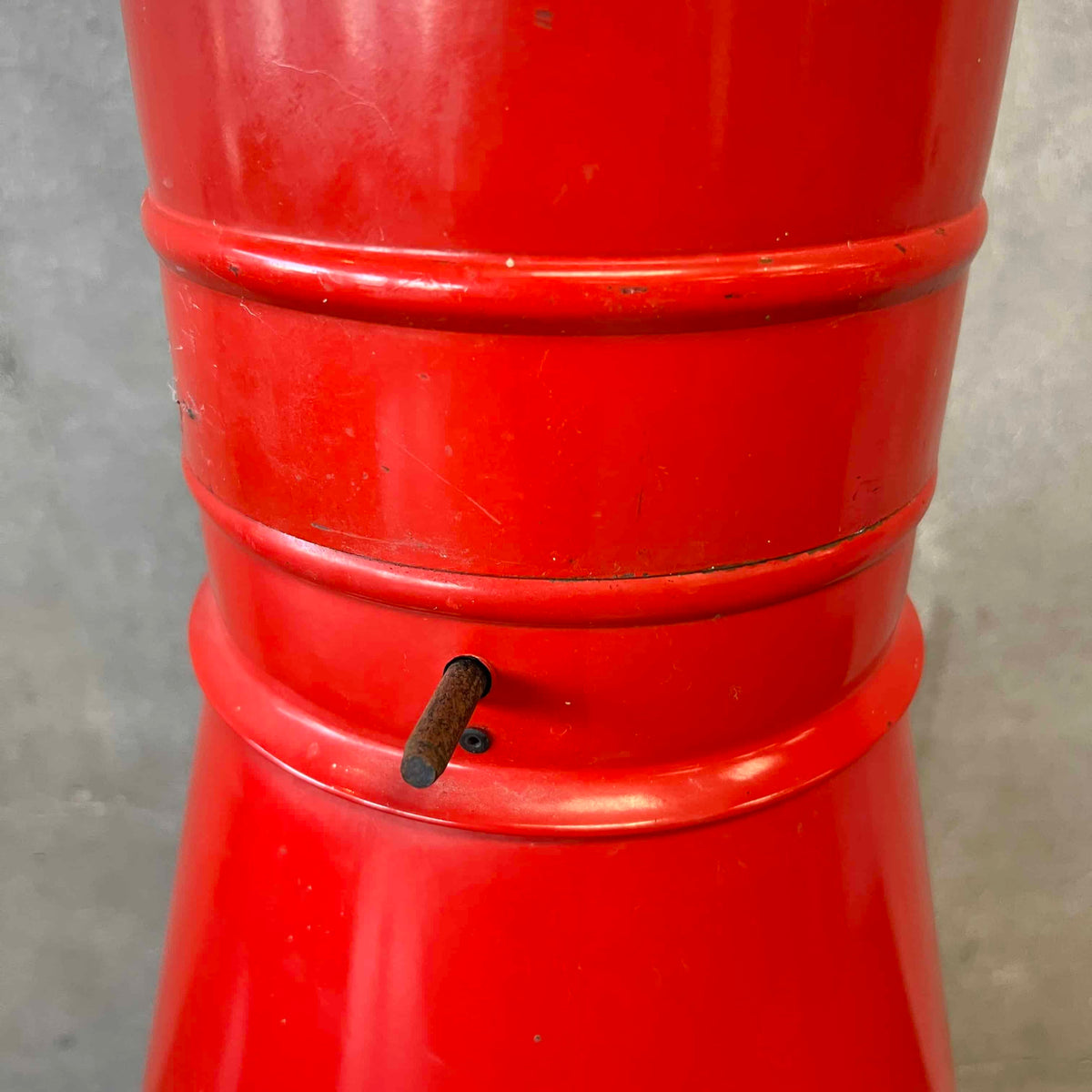 Vintage Mid Century Modern Red Electric Majestic "Jupiter" Fireplace