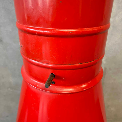 Vintage Mid Century Modern Red Electric Majestic "Jupiter" Fireplace