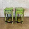 Pair of 1930 Monterey Furniture Nightstands - Spanish Green