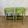 Pair of 1930 Monterey Furniture Nightstands - Spanish Green