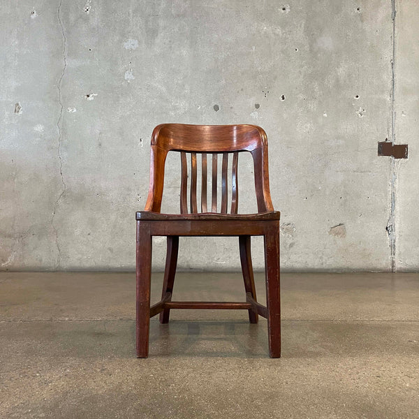 Antique Oakwood U.S. Army Desk Chair