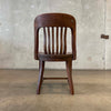 Antique Oakwood U.S. Army Desk Chair