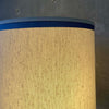 Mid Century Modern Blue Ceramic Lamps