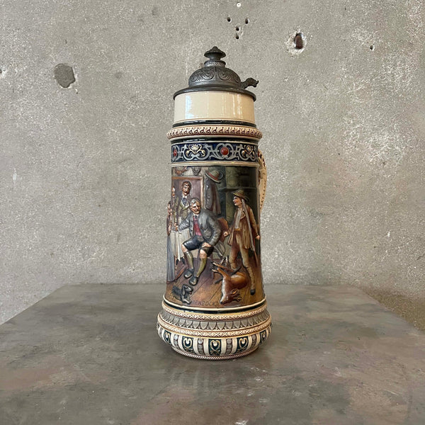 Vintage German XL Beer Stein