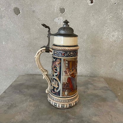 Vintage German XL Beer Stein
