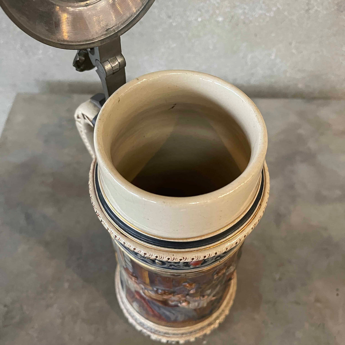Vintage German XL Beer Stein