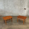 Danish Modern Teak Wood Side Tables by Grete Jalk