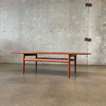 Danish Modern Teak Wood Coffee Table by Grete Jalk