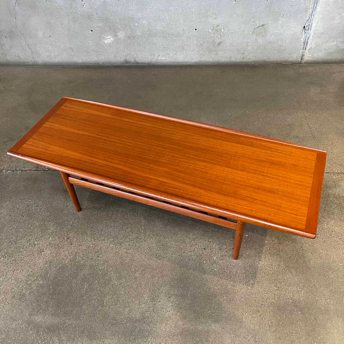 Danish Modern Teak Wood Coffee Table by Grete Jalk