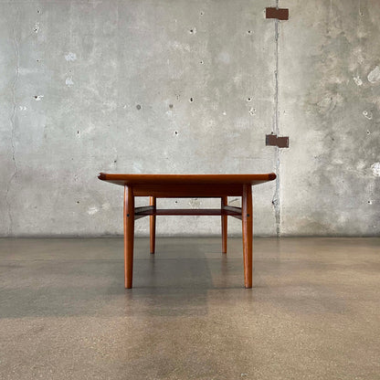 Danish Modern Teak Wood Coffee Table by Grete Jalk