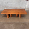 Solid Wood Coffee Table in Walnut Finish