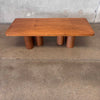 Solid Wood Coffee Table in Walnut Finish