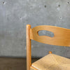 Set of Four Rush & Bentwood Italian Dining Chairs
