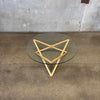 Modern Solid Wood & Glass Coffee Table