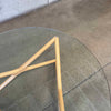 Modern Solid Wood & Glass Coffee Table