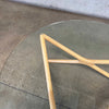 Modern Solid Wood & Glass Coffee Table