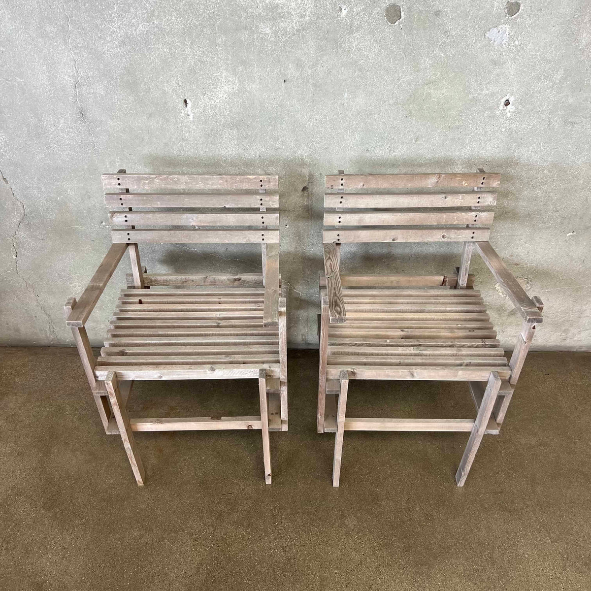 Pair of Modern "DIY Chairs" Designed by British Furniture Designer Max Lamb