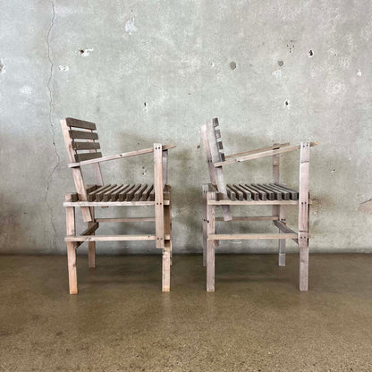 Pair of Modern "DIY Chairs" Designed by British Furniture Designer Max Lamb