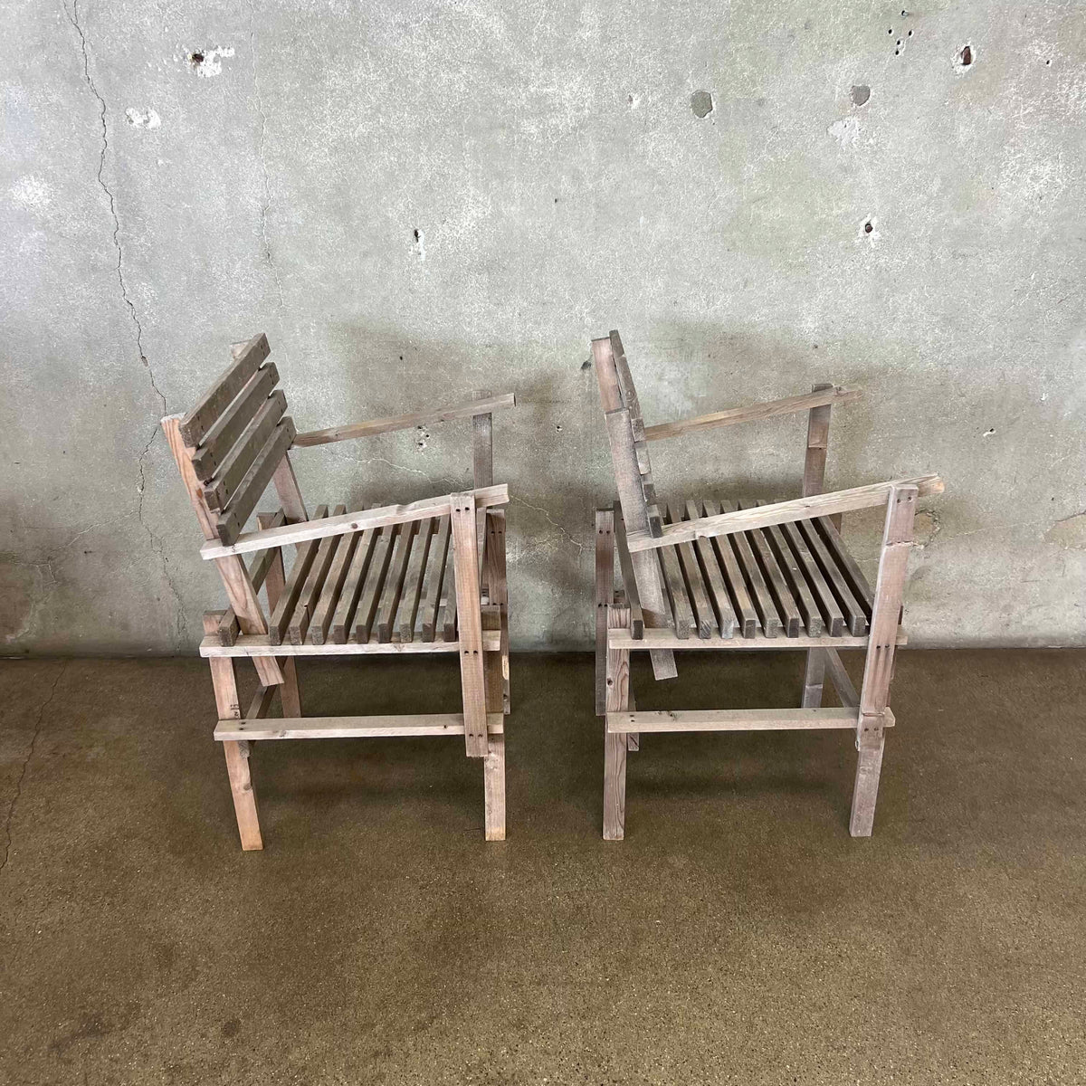 Pair of Modern "DIY Chairs" Designed by British Furniture Designer Max Lamb