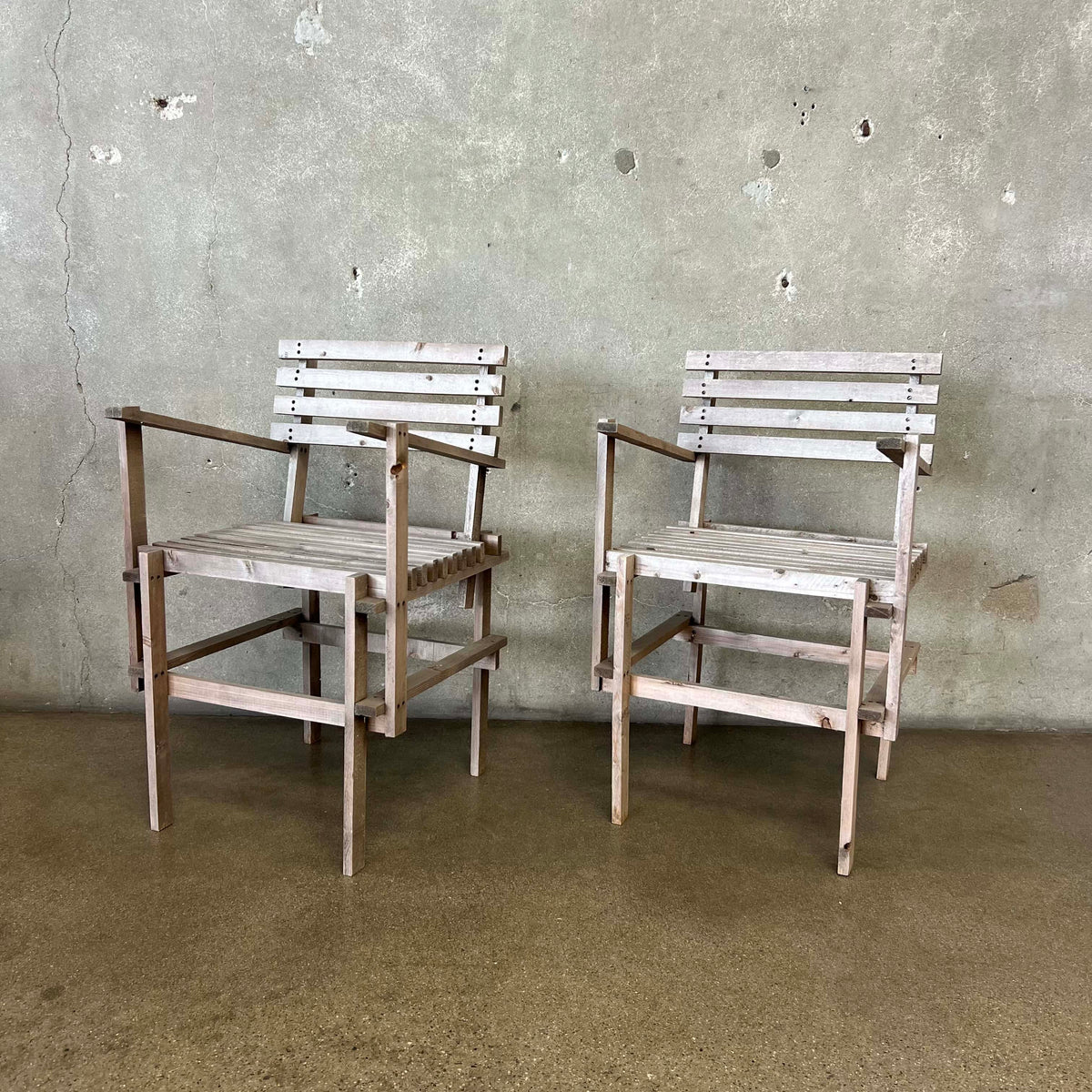 Pair of Modern "DIY Chairs" Designed by British Furniture Designer Max Lamb