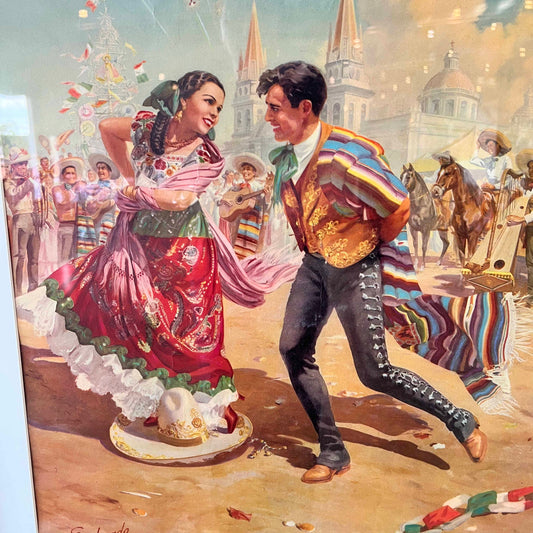 Fiesta Dancers Framed Artwork