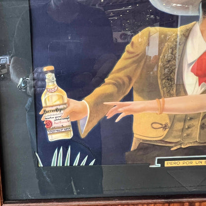 Cuervo Mexican Framed Artwork