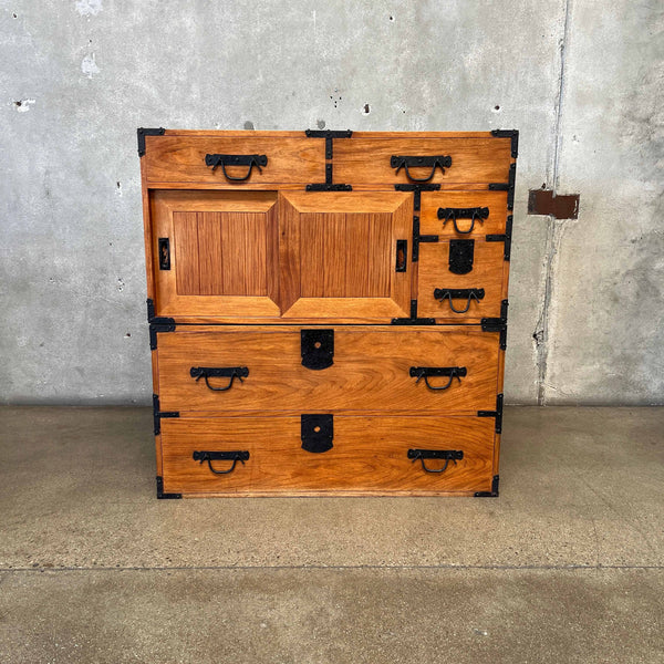 Vintage Japanese Stacking Tansa Chest