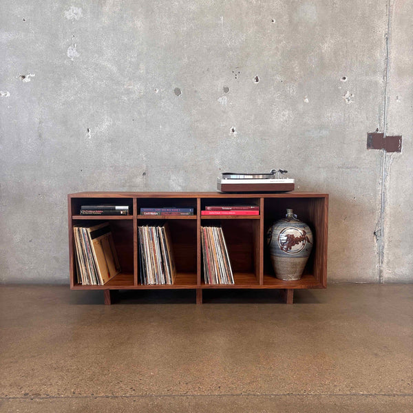 Vinyl Book Storage Console - Hand Built by Pete Deeble Furniture