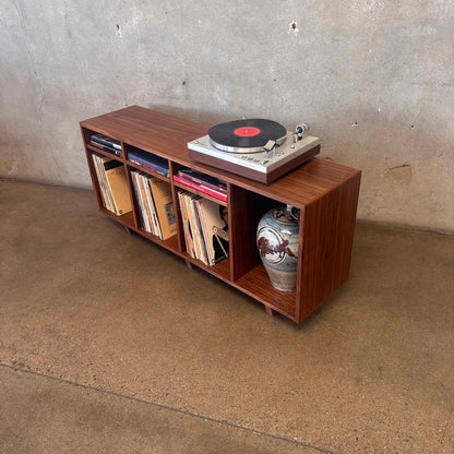 Vinyl Book Storage Console - Hand Built by Pete Deeble Furniture