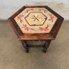 1930's Hexagon Mosaic Side Table Product Image
