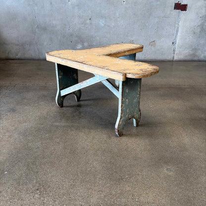 Primitive Bench by Richard Mulligan 1991 Los Angeles
