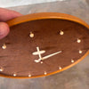 Vintage George Nelson for Howard Miller Masonite & Beech Clock C. 1950