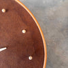 Vintage George Nelson for Howard Miller Masonite & Beech Clock C. 1950